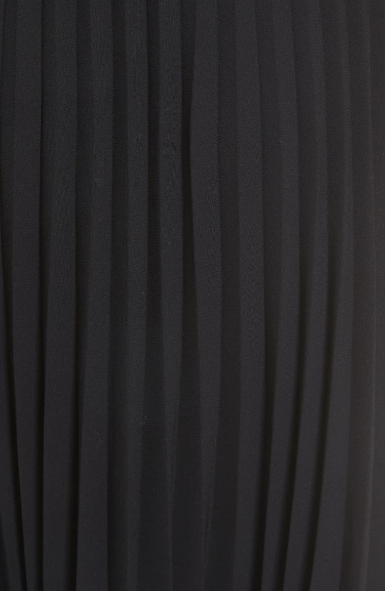 Vince Pleated Chiffon Midi Skirt, Alternate, color,