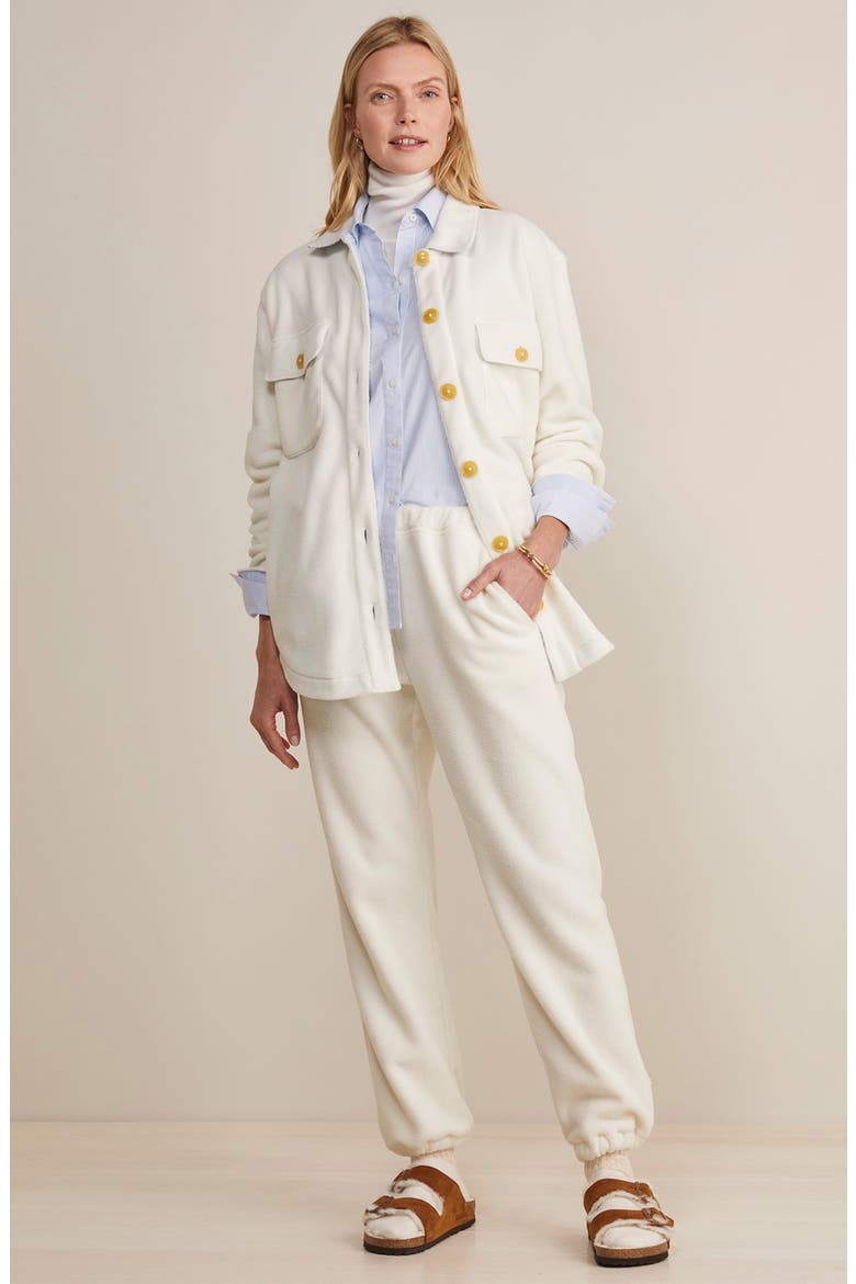 Harbor Fleece Shirt Jacket, Alternate, color, MARSHMALLOW