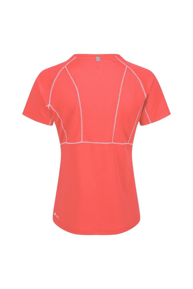 Devote Ii Contrast Detail T-shirt, Alternate, color, Neon Peach