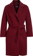 Max Mara Arona Belted Virgin Wool Wrap Coat