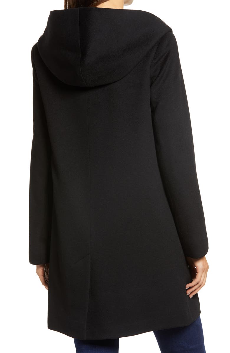 Mycra Pac Fleurette Hooded Wool Coat, Alternate, color,