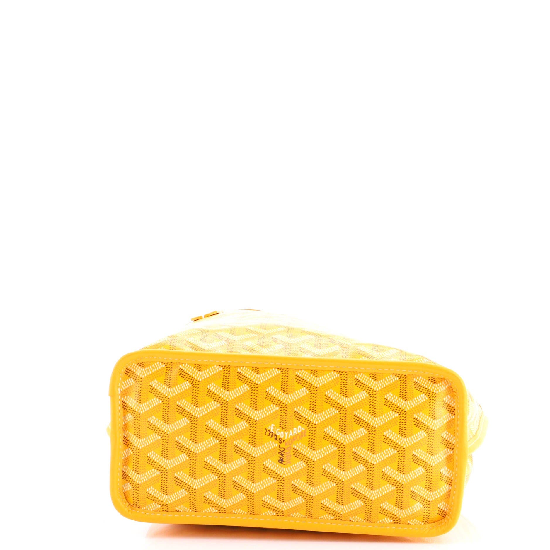 Pre-Owned Goyard Anjou Reversible Tote Coated Canvas Mini, Alternate, color, Orange