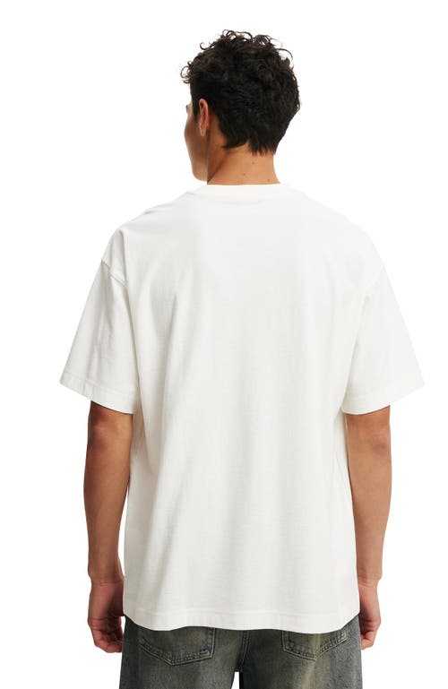 COTTON ON BOX FIT PREMIUM MUSIC T-SHIRT 