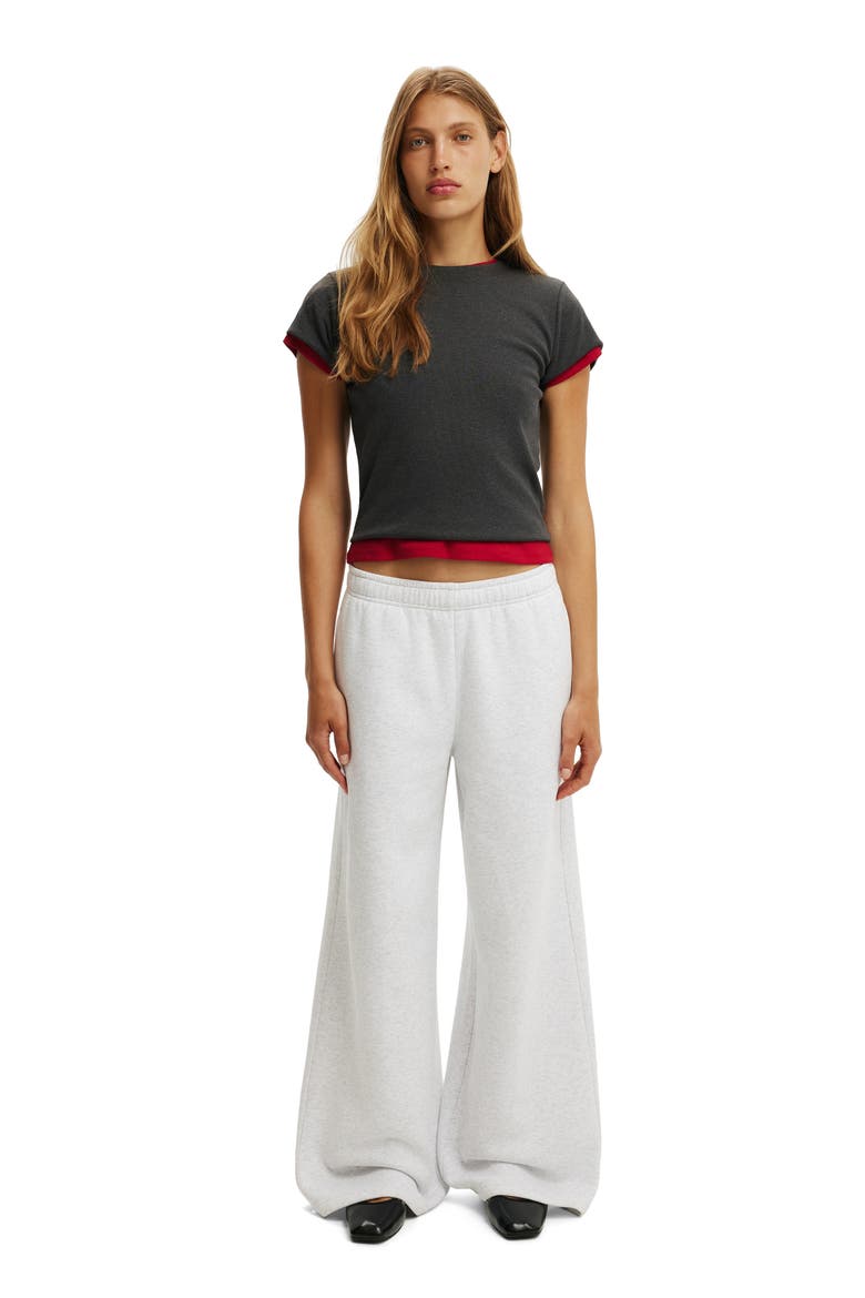Women's Baggy Sweatpant, Alternate, color, Light Grey Marle