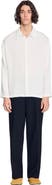 SANDRO Crinkled loose-fit shirt