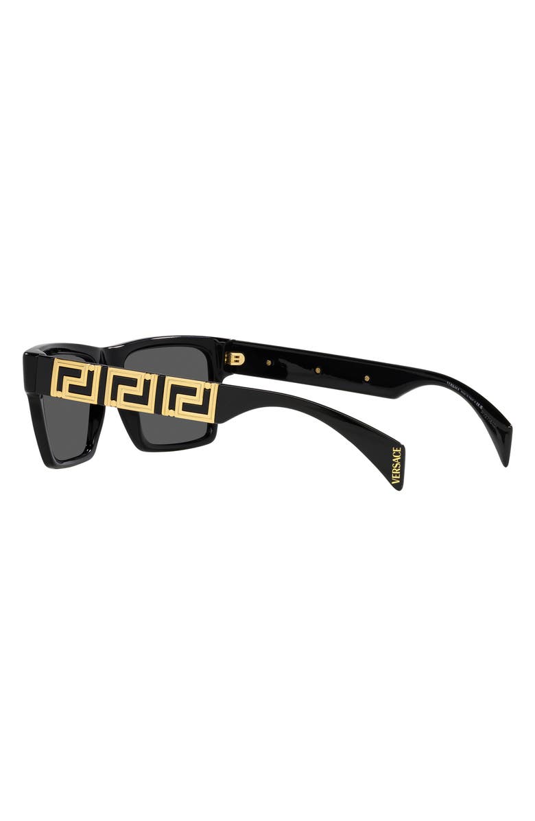 Versace 54mm Rectangular Sunglasses, Alternate, color, 