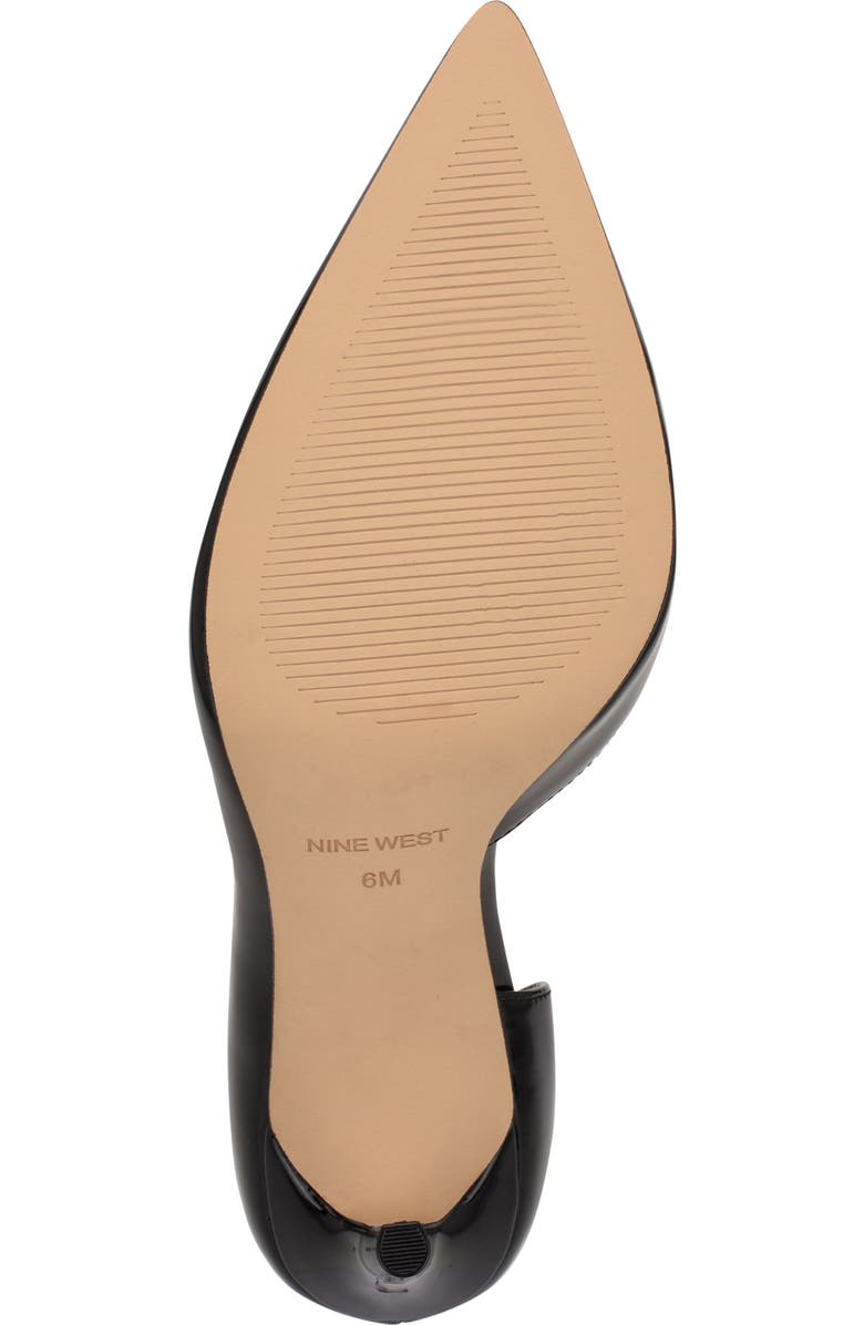 Nine West Folowe Half d'Orsay Pointed Toe Pump, Alternate, color, Black