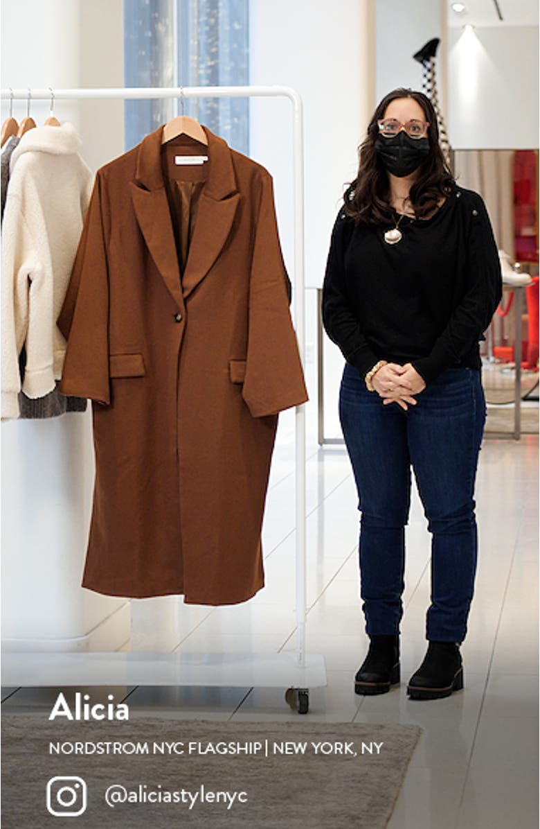 Sonoma Long Wool Blend Coat, sales video thumbnail