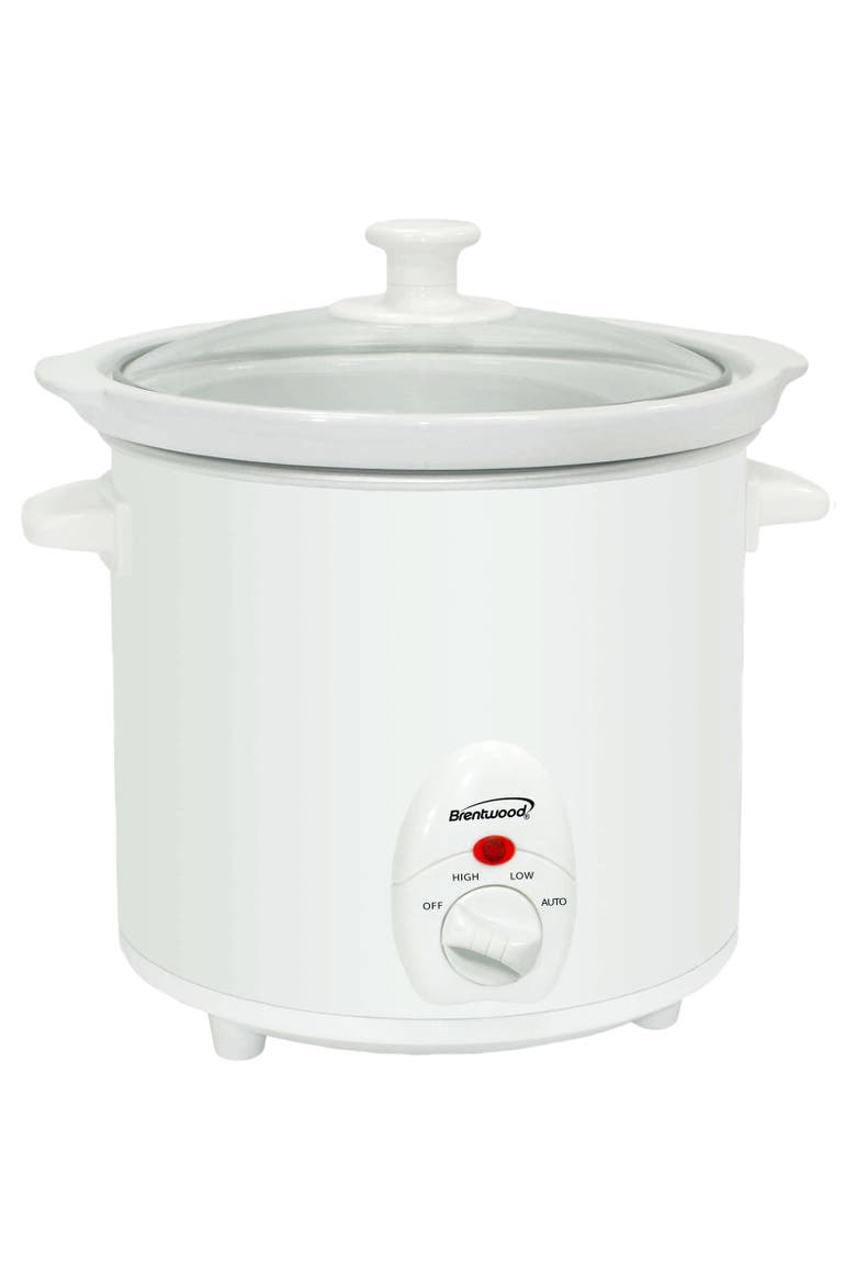 3 Quart Slow Cooker in White, Main, color, White