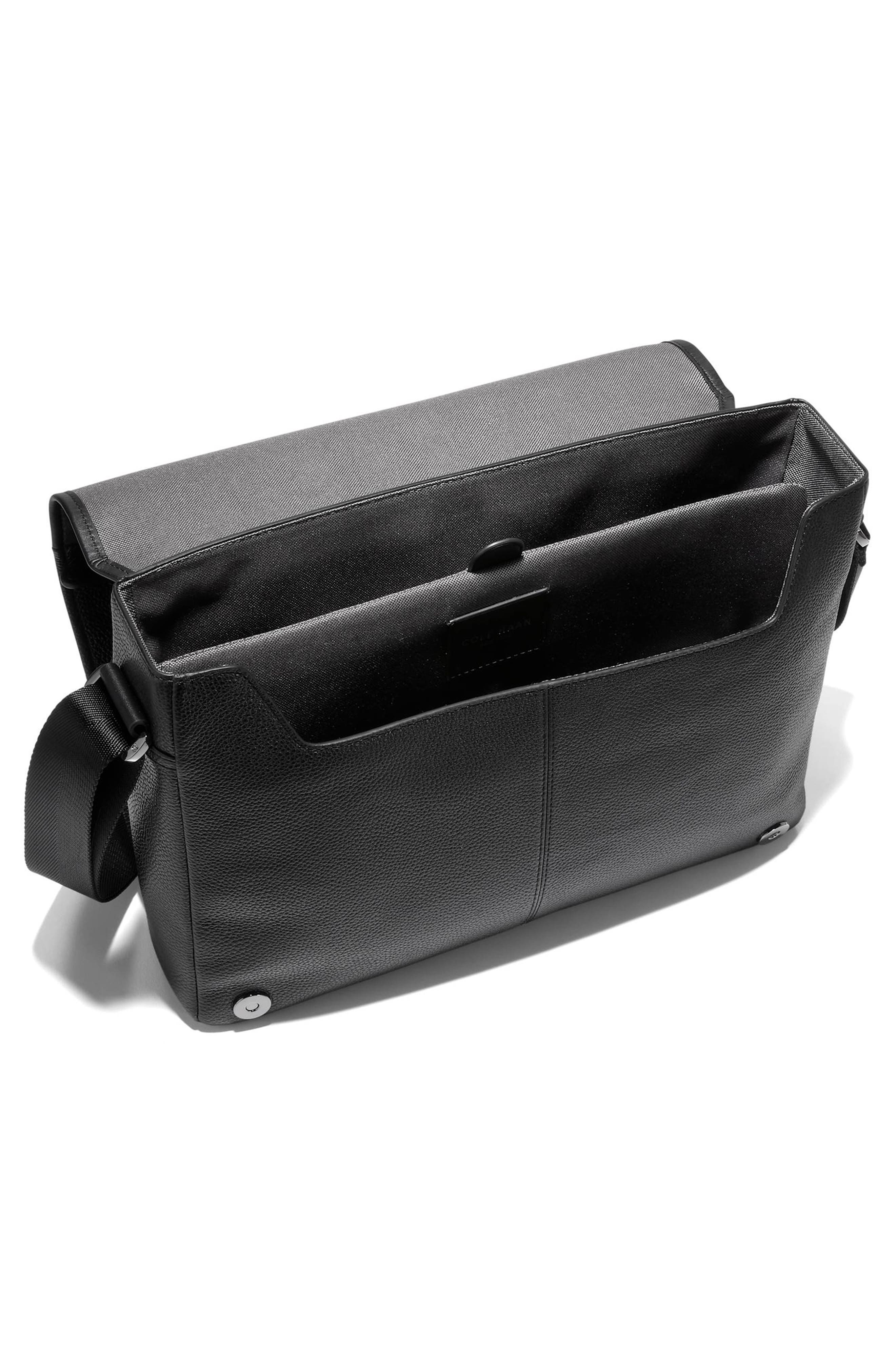 Damon Messenger Bag, Alternate, color, BLACK