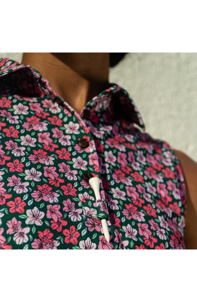 Kenny Flowers The Azaleas - Ladies Sleeveless Golf Polo, Alternate, color, Pink