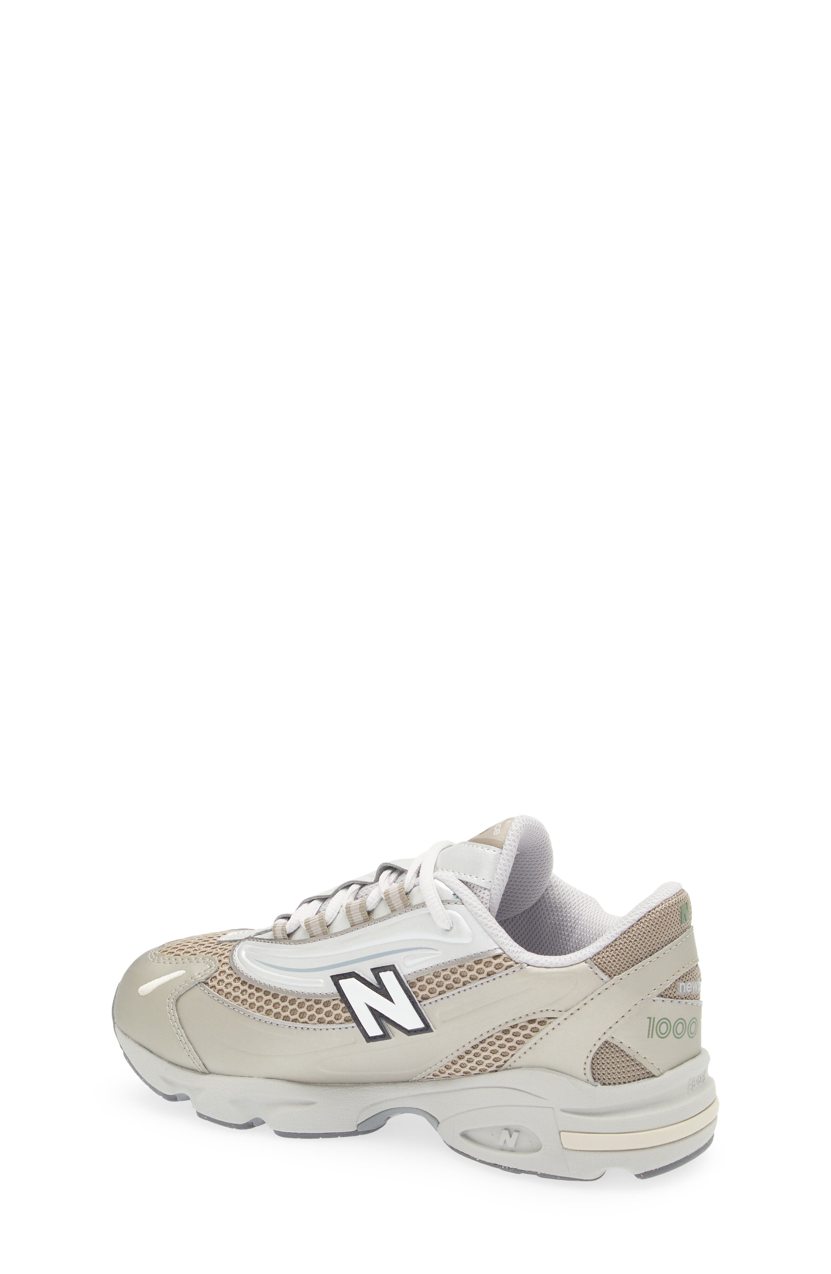 New Balance Kids' 1000 Sneaker, Alternate, color, Arid Stone/ Silver Metallic