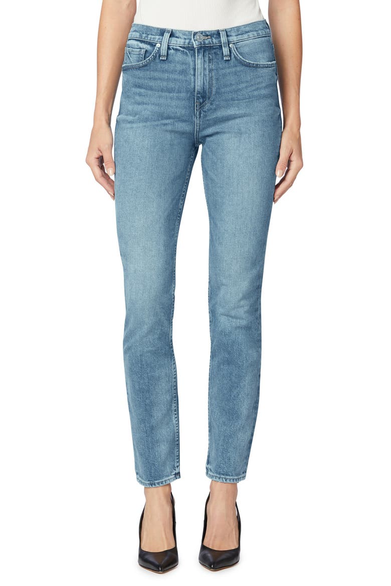 Holly High Waist Straight Leg Jeans, Main, color, MIRRORS
