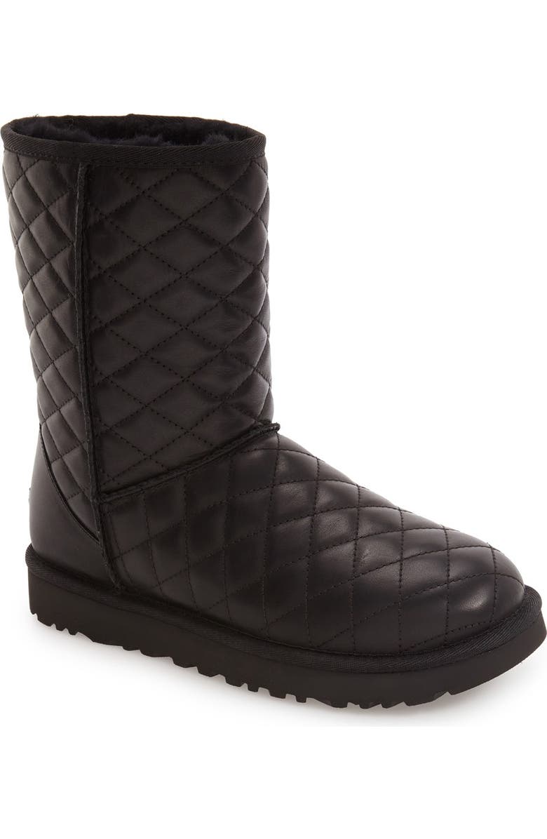 UGG<sup>®</sup> Classic Short Quilted Boot, Main, color,
