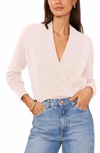 1.STATE Cross Front Sweater