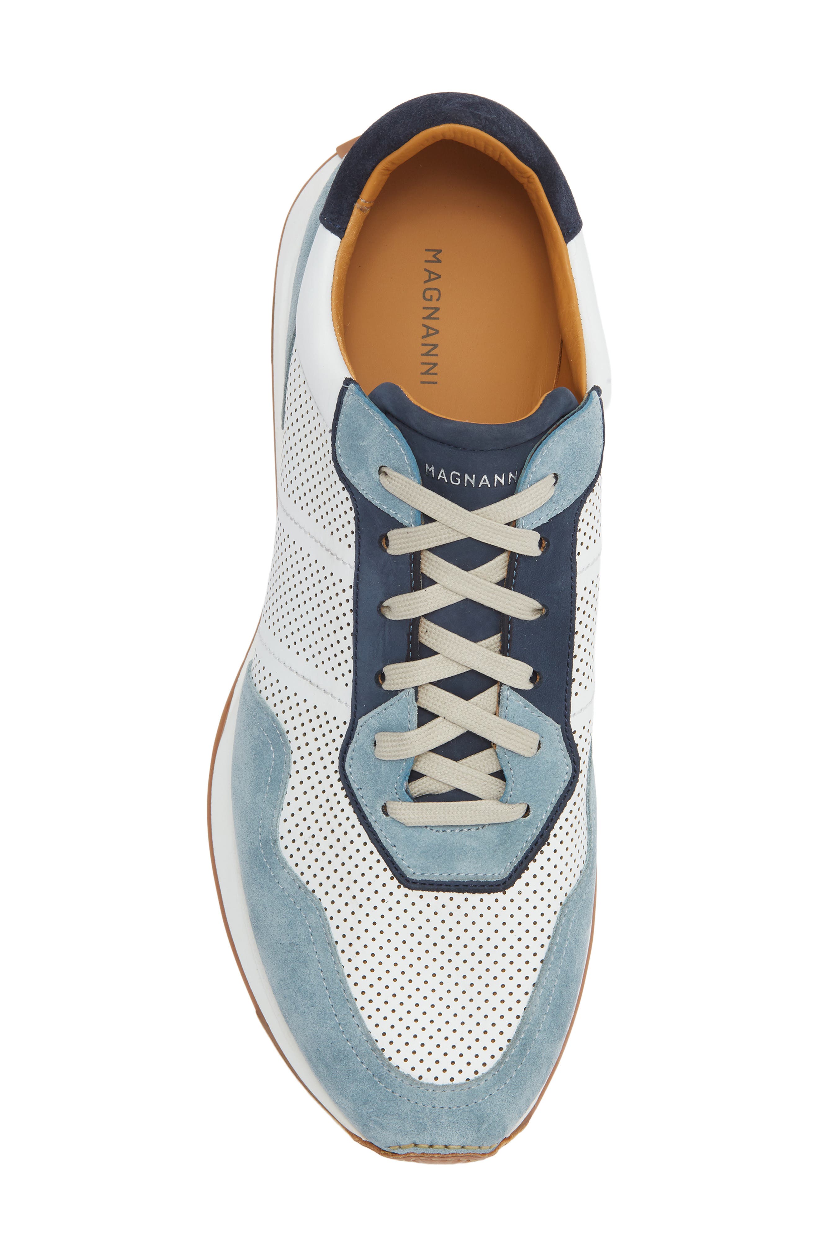 Magnanni Romero Sky Blue Sneaker, Alternate, color, Sky Blue