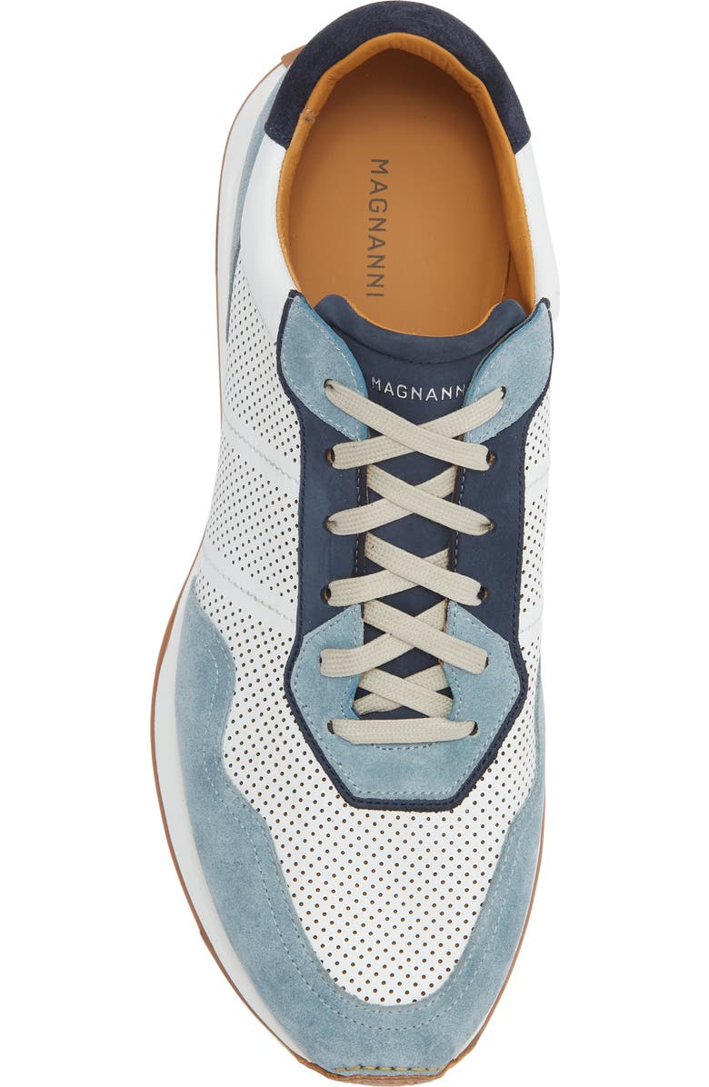 Magnanni Romero Sky Blue Sneaker, Alternate, color, Sky Blue