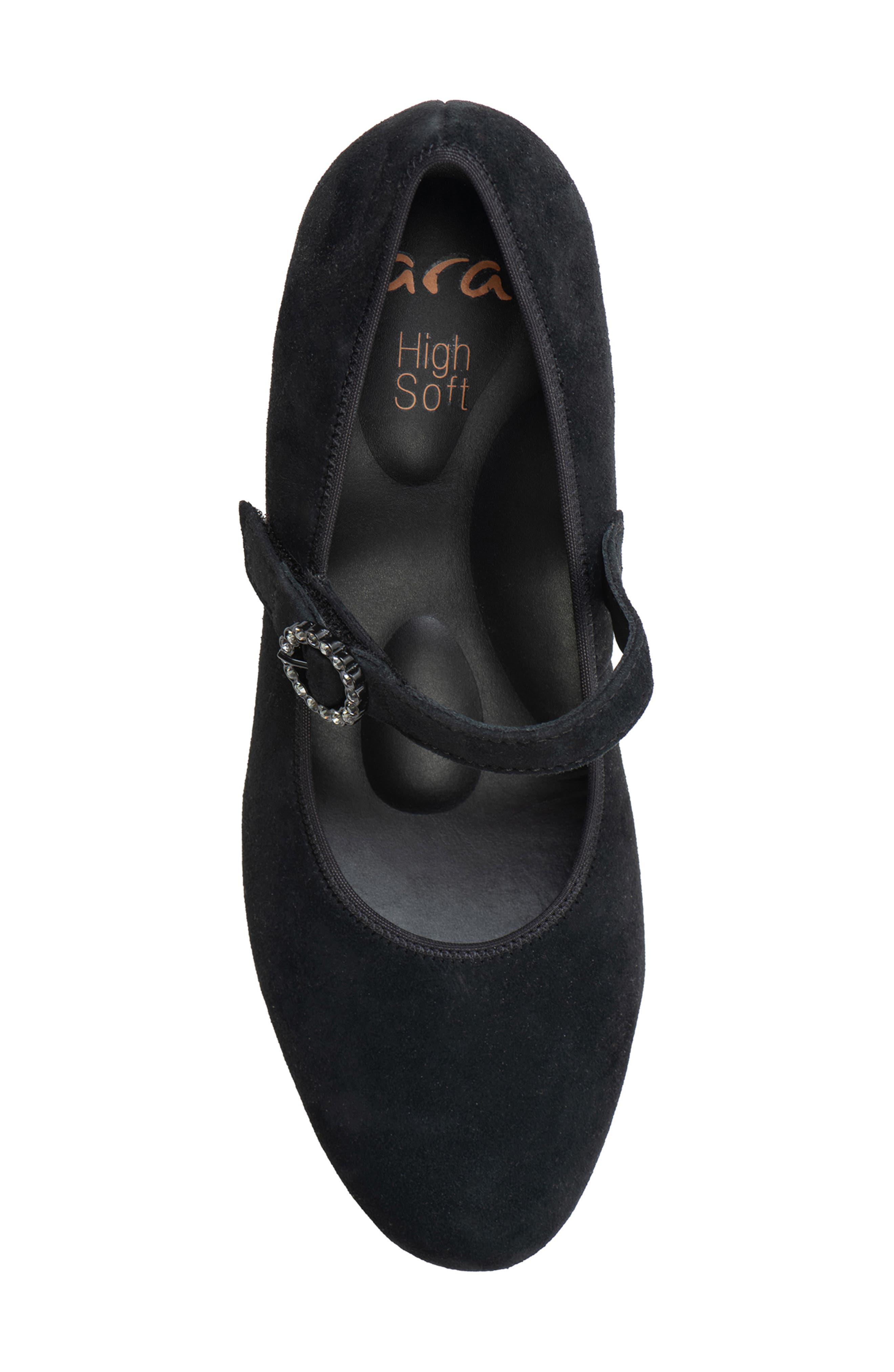 ara Novelle Mary Jane Pump, Alternate, color, Black