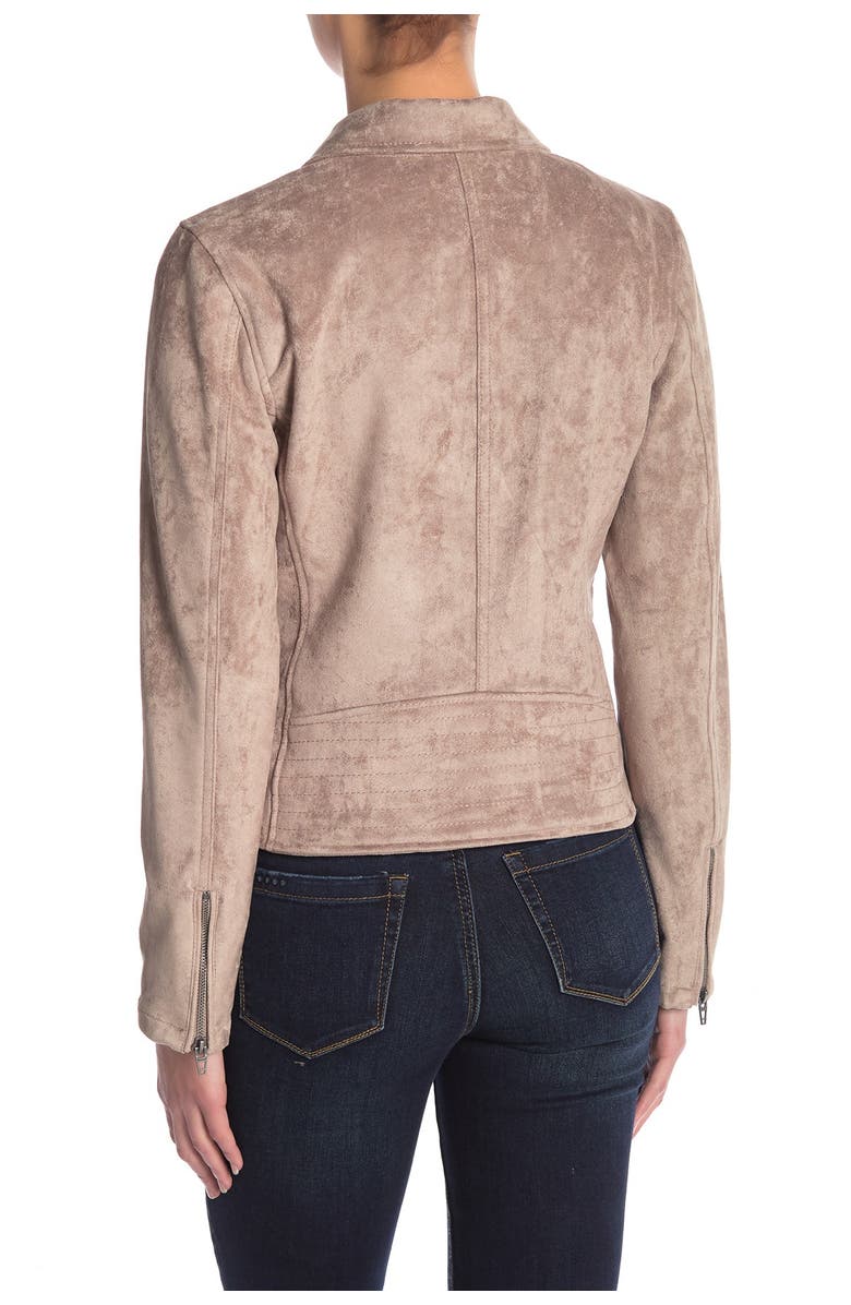 BLANKNYC Faux Suede Moto Jacket, Alternate, color,