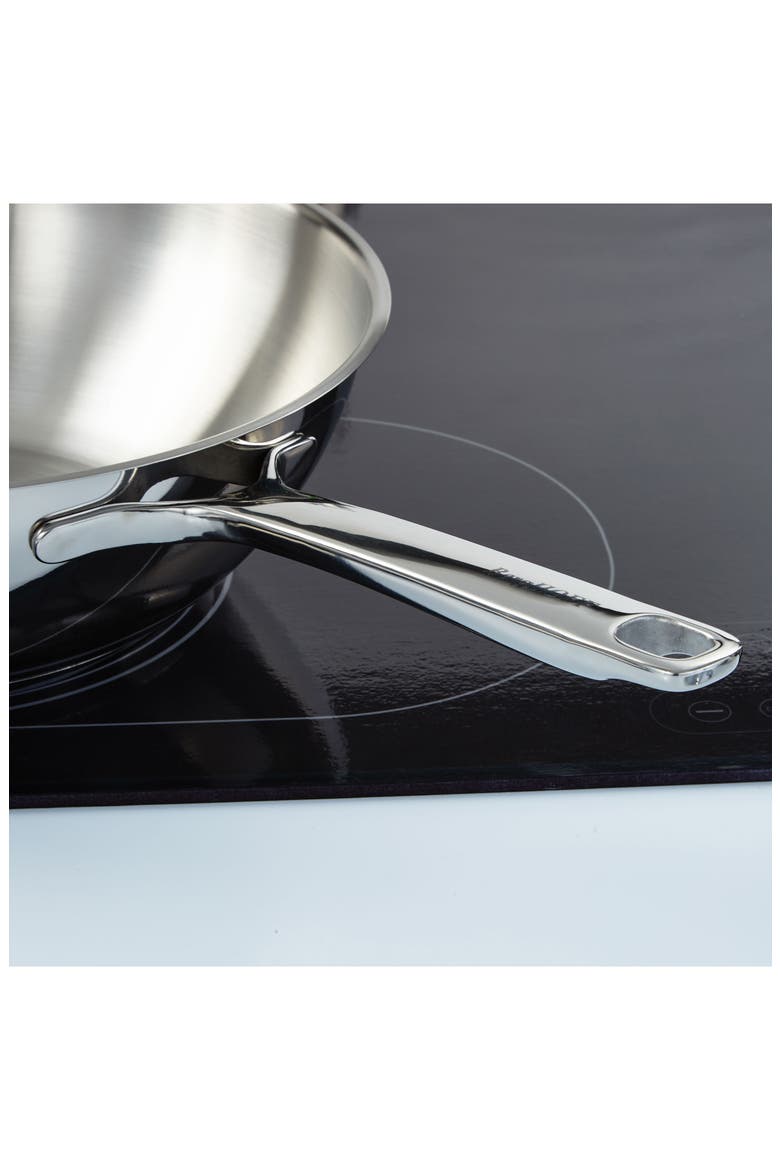DiNA Helix 12-Inch Wok Pan, Alternate, color, SILVER