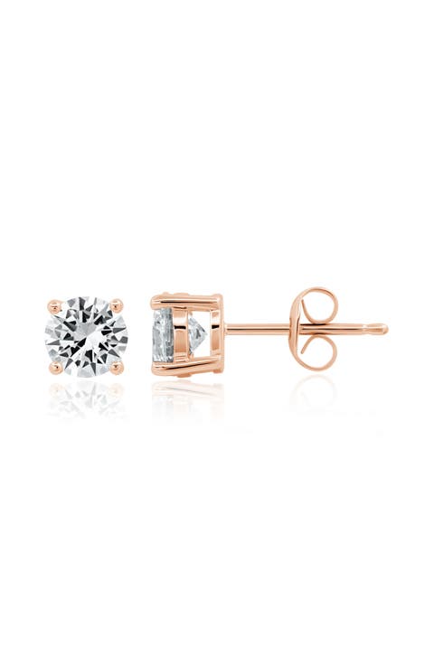Cubic Zirconia Stud Earrings