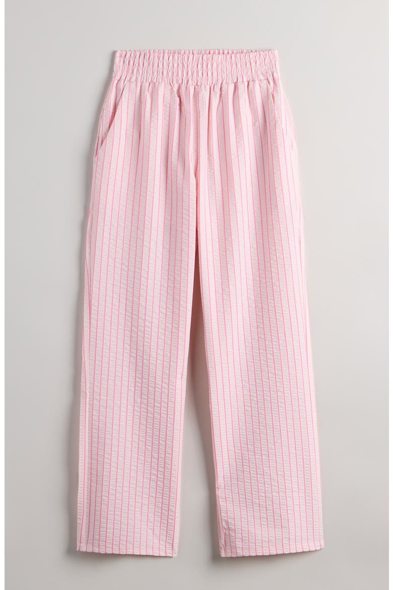 Kids' Seersucker Pants, Main, color, PINK DOGWOOD-PINK DRINK STRIPE
