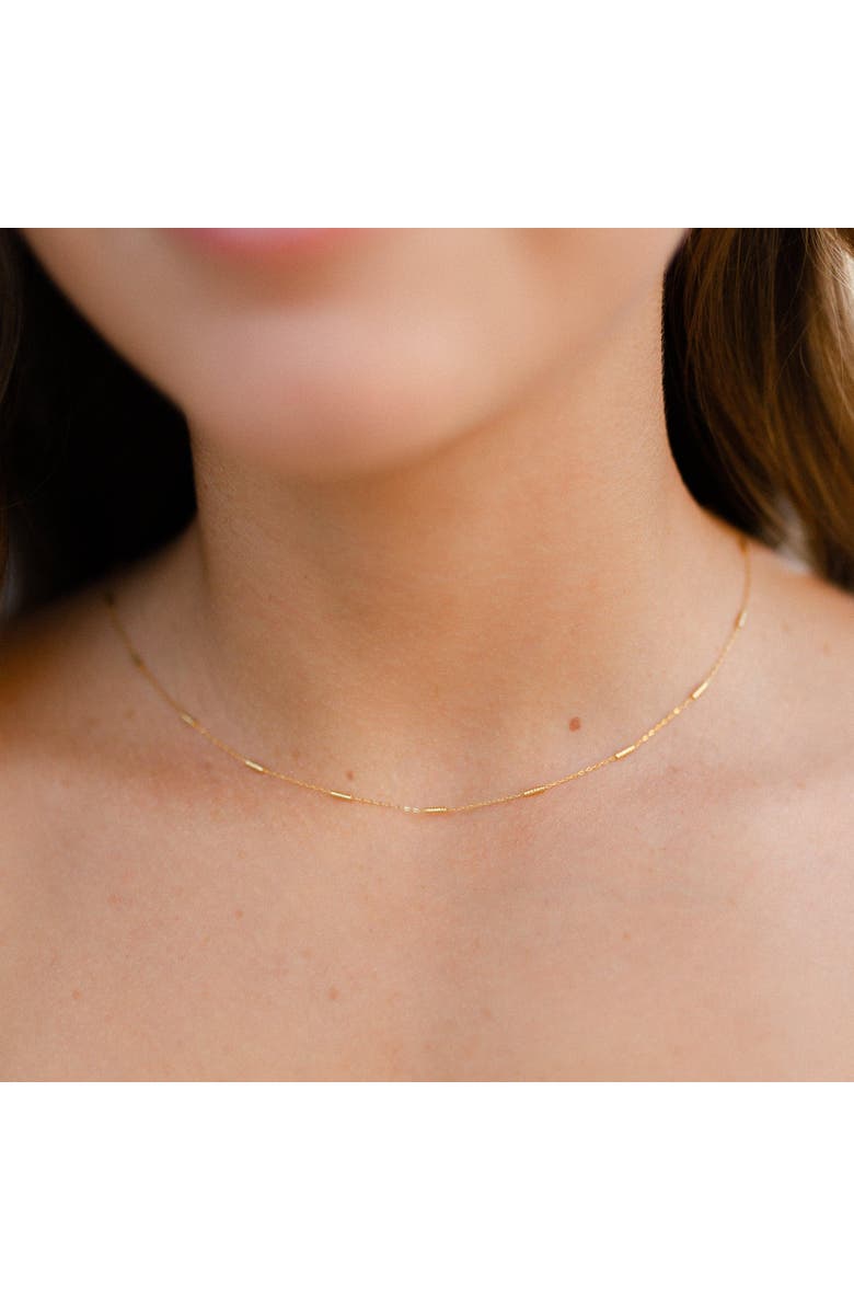 Ivy & Pearl Co. The Mini Bar Layering Chain, Alternate, color, Gold