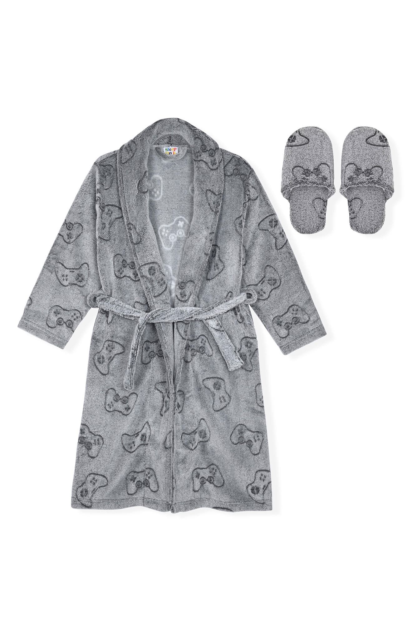 SLEEP ON IT Kids' Fleece Robe & Slippers Set