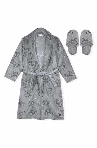 SLEEP ON IT Kids' Fleece Robe & Slippers Set