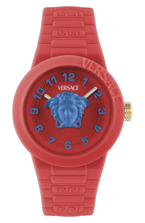 Kids' V-Pop Silicone Strap Watch, 34mm