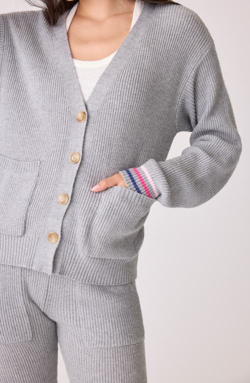 Pj Salvage Sweater Weather Cardigan In Gray