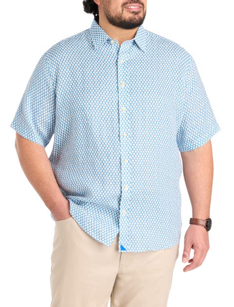 Big & Tall Redcroft Linen Sport Shirt