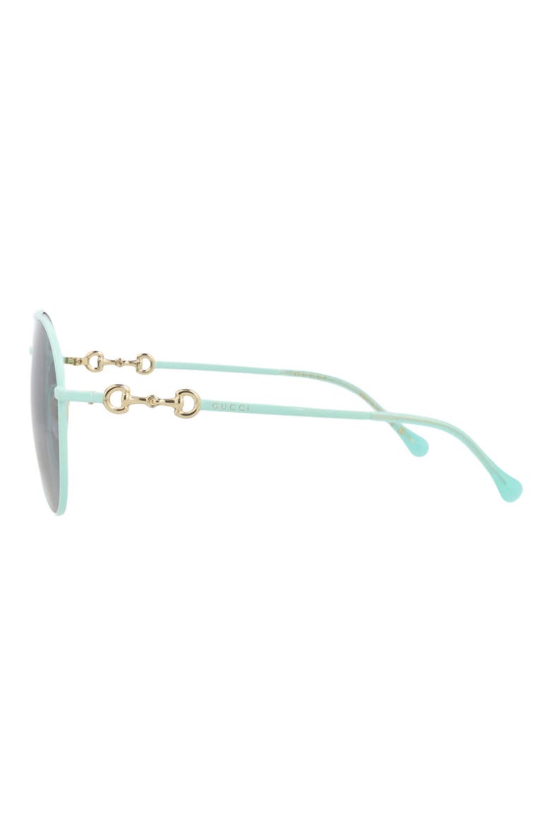 51mm Aviator Sunglasses, Alternate, color, GREEN GREEN GREY