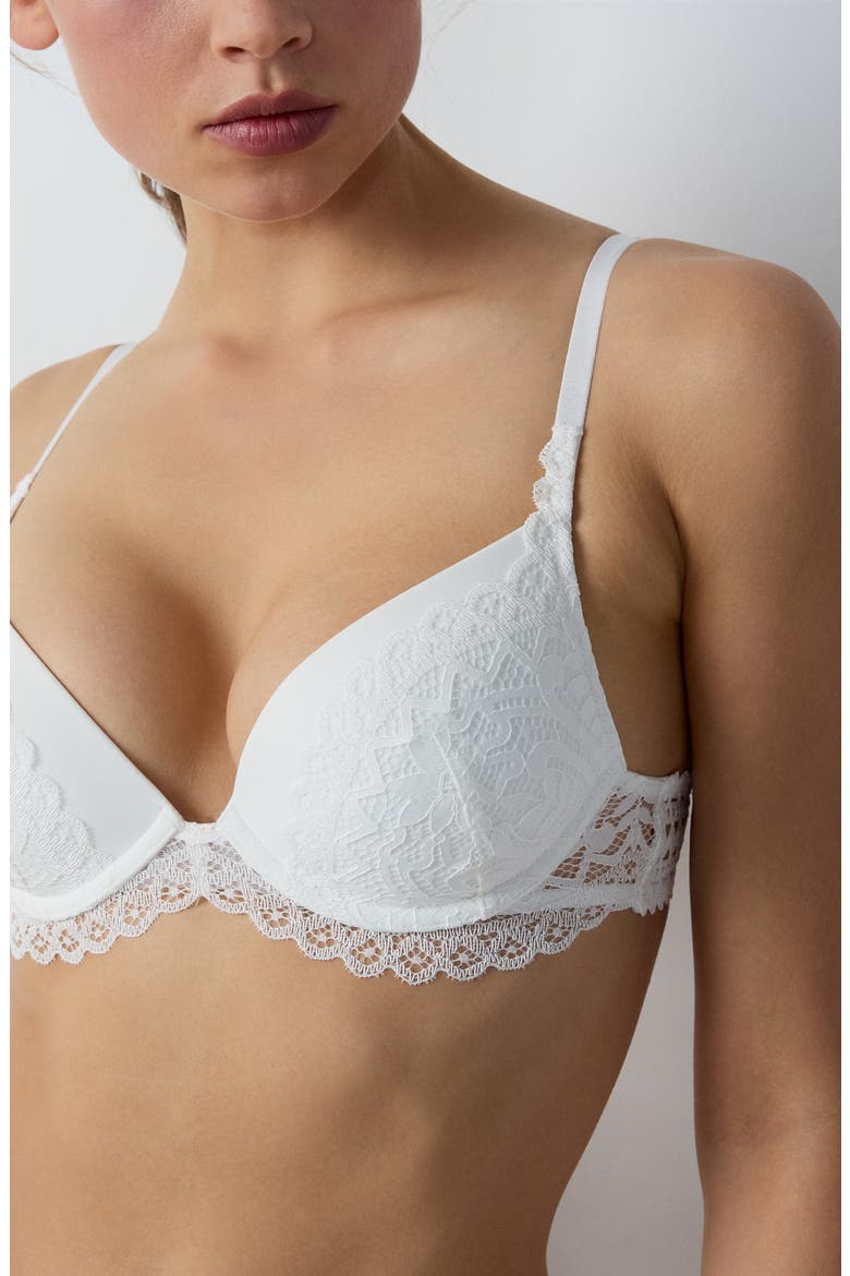 Dream Classique Underwire Demi Bra, Alternate, color, ECRU