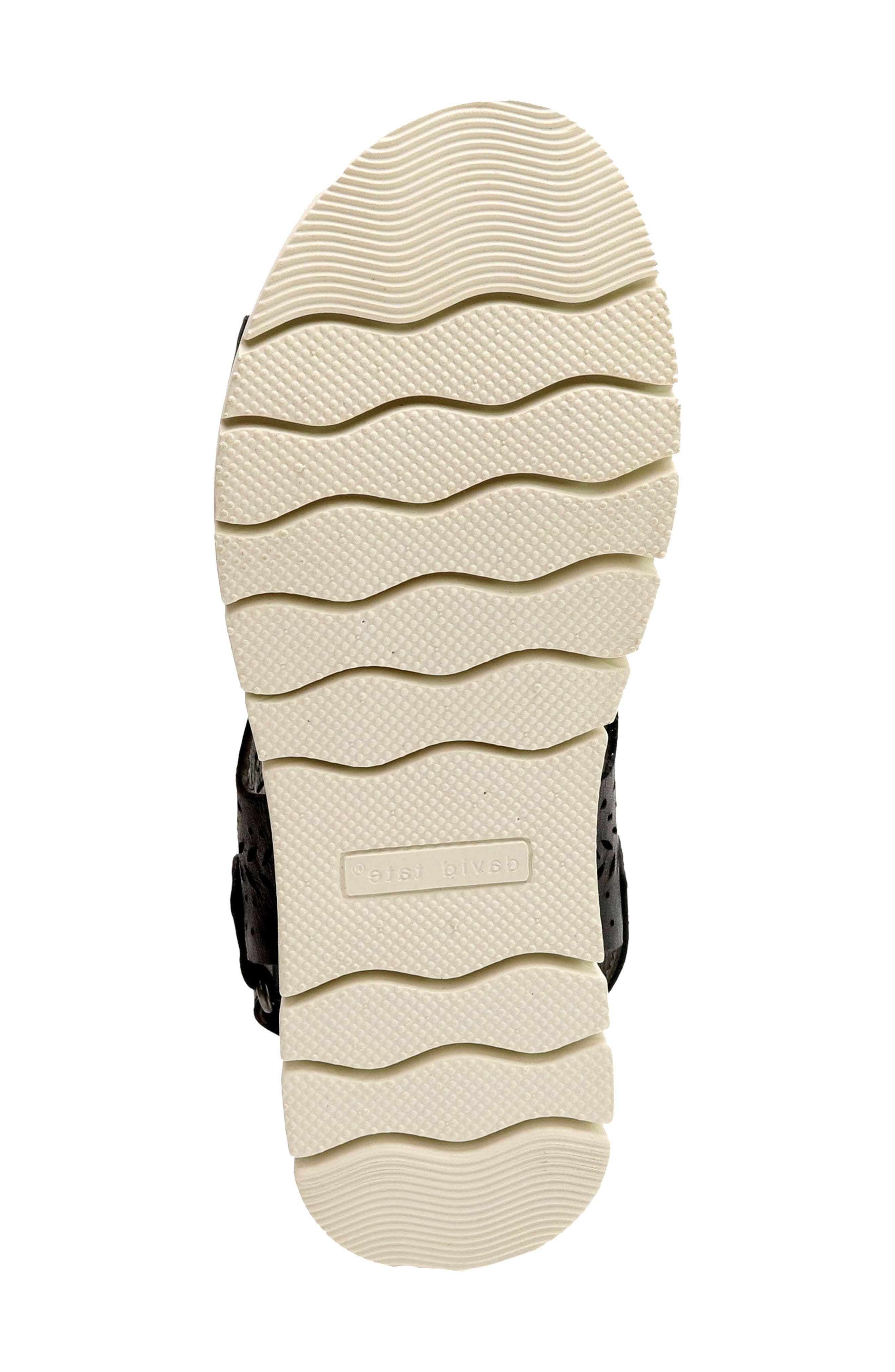 David Tate Moda Slingback Platform Wedge Sandal, Alternate, color, Black