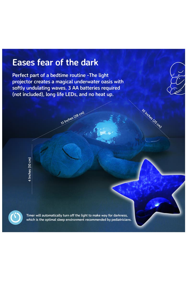 Tranquil Turtle Ocean Projector Nightlight & Sound Machine, Alternate, color, GREEN