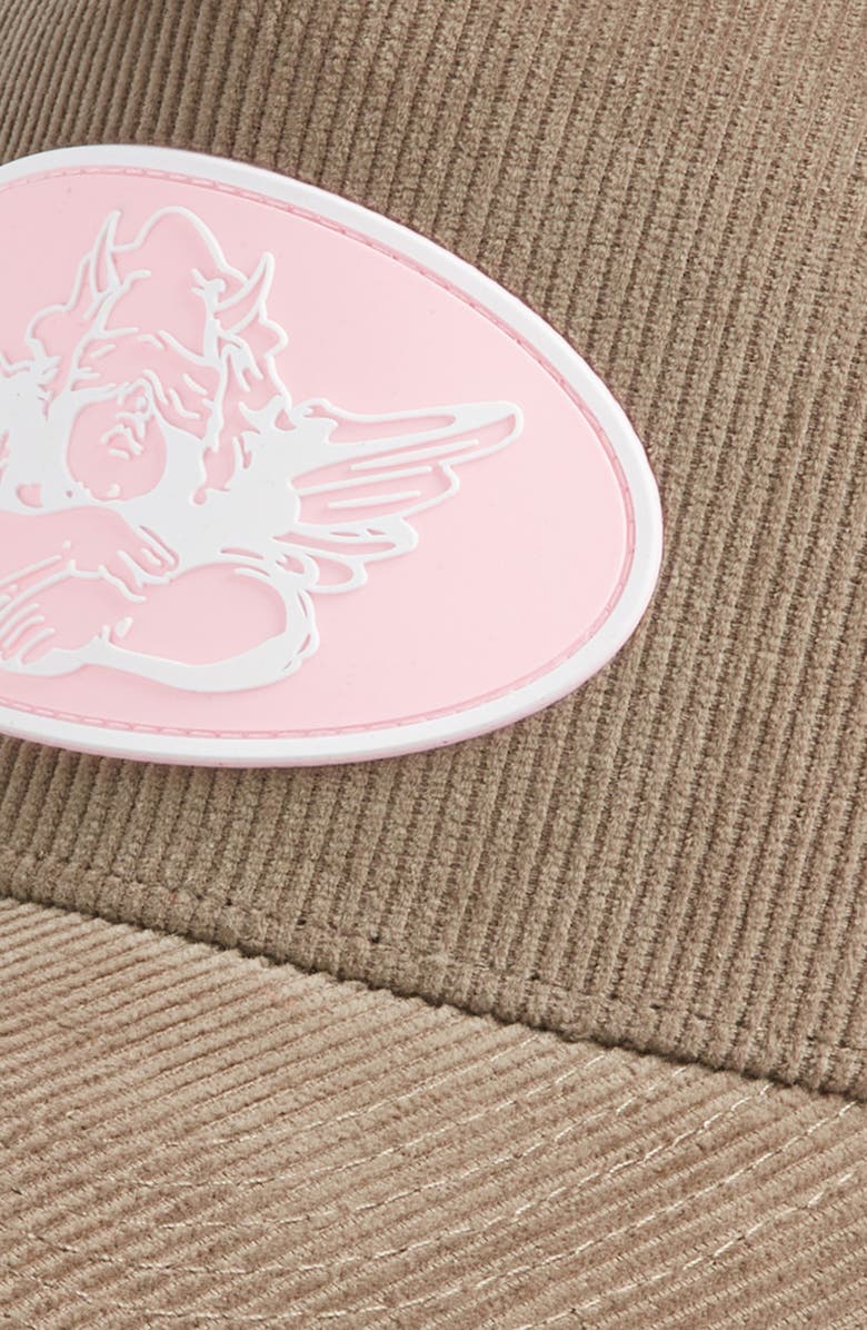 BOYS LIE Breaking Point Corduroy Trucker Hat, Alternate, color, 