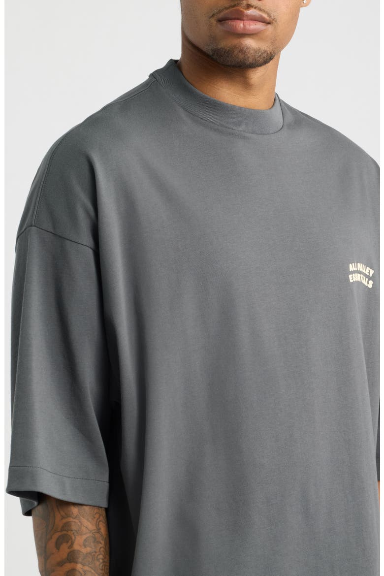 Merch Logo Cotton Graphic T-Shirt, Alternate, color, IRON GREY