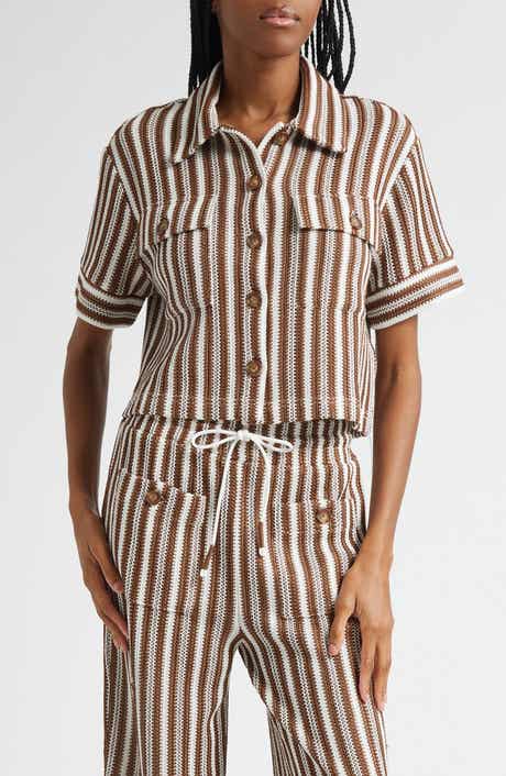 Veronica Beard Bouvier Knit Shirt