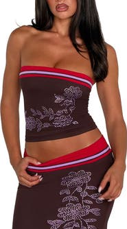 Tiger Mist Serah Strapless Tube Top