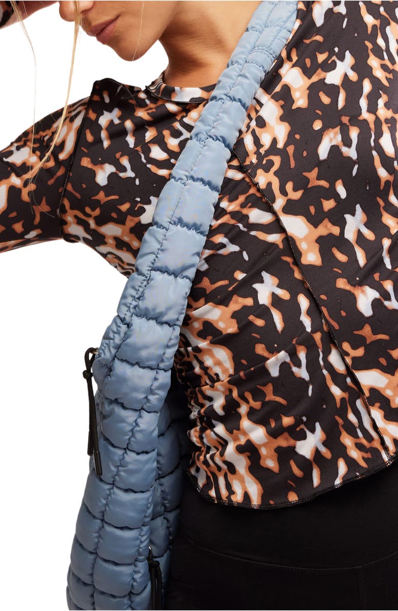 Free People Patterned Right On Running Base Layer, Alternate, color, Tortoise Shell Combo