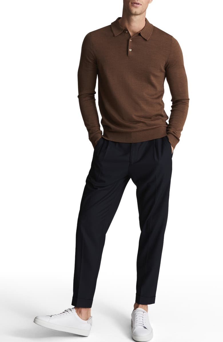 Reiss Trafford Wool Polo Sweater, Alternate, color,