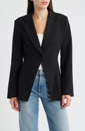 French Connection Azra Cinched One-Button Blazer