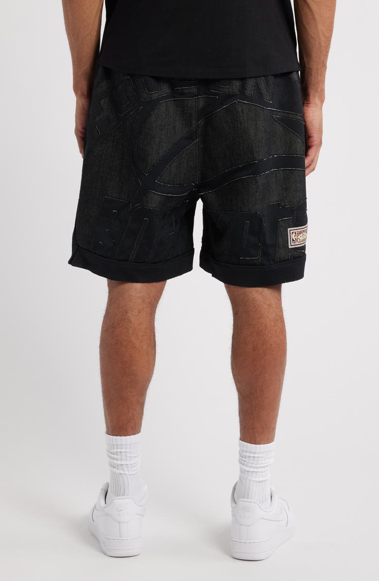 PURPLE BRAND x NBA Houston Rockets Mesh Shorts, Alternate, color, 