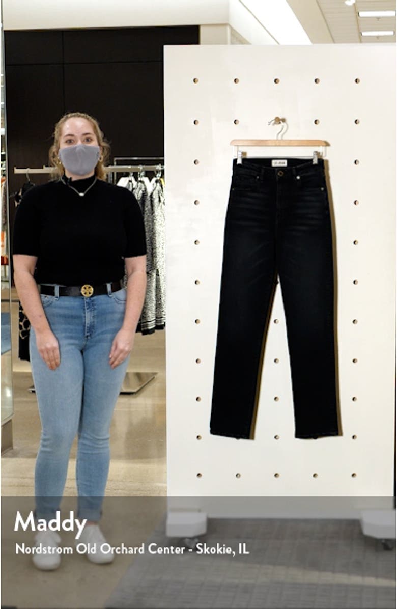 Isla High Waist Straight Leg Jeans, sales video thumbnail