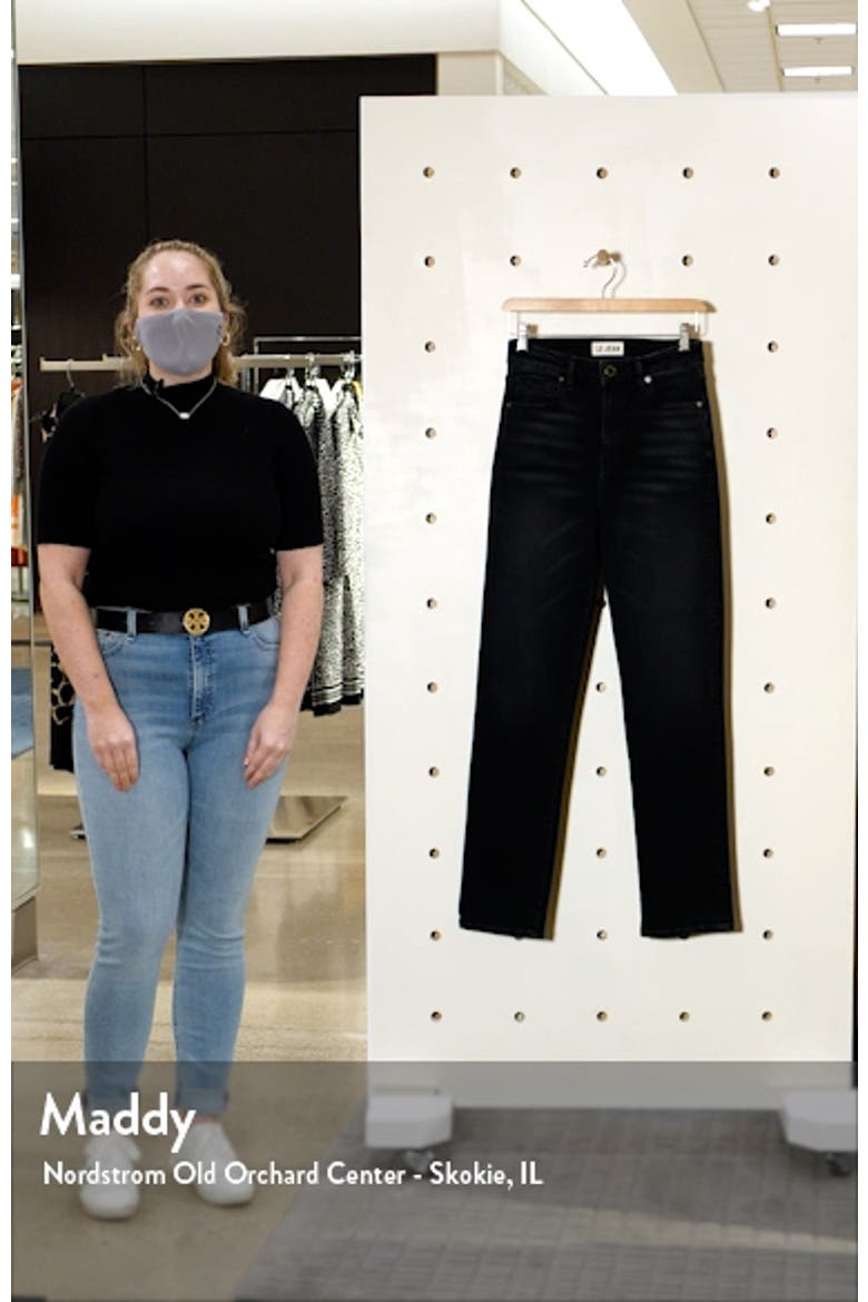 Isla High Waist Straight Leg Jeans video