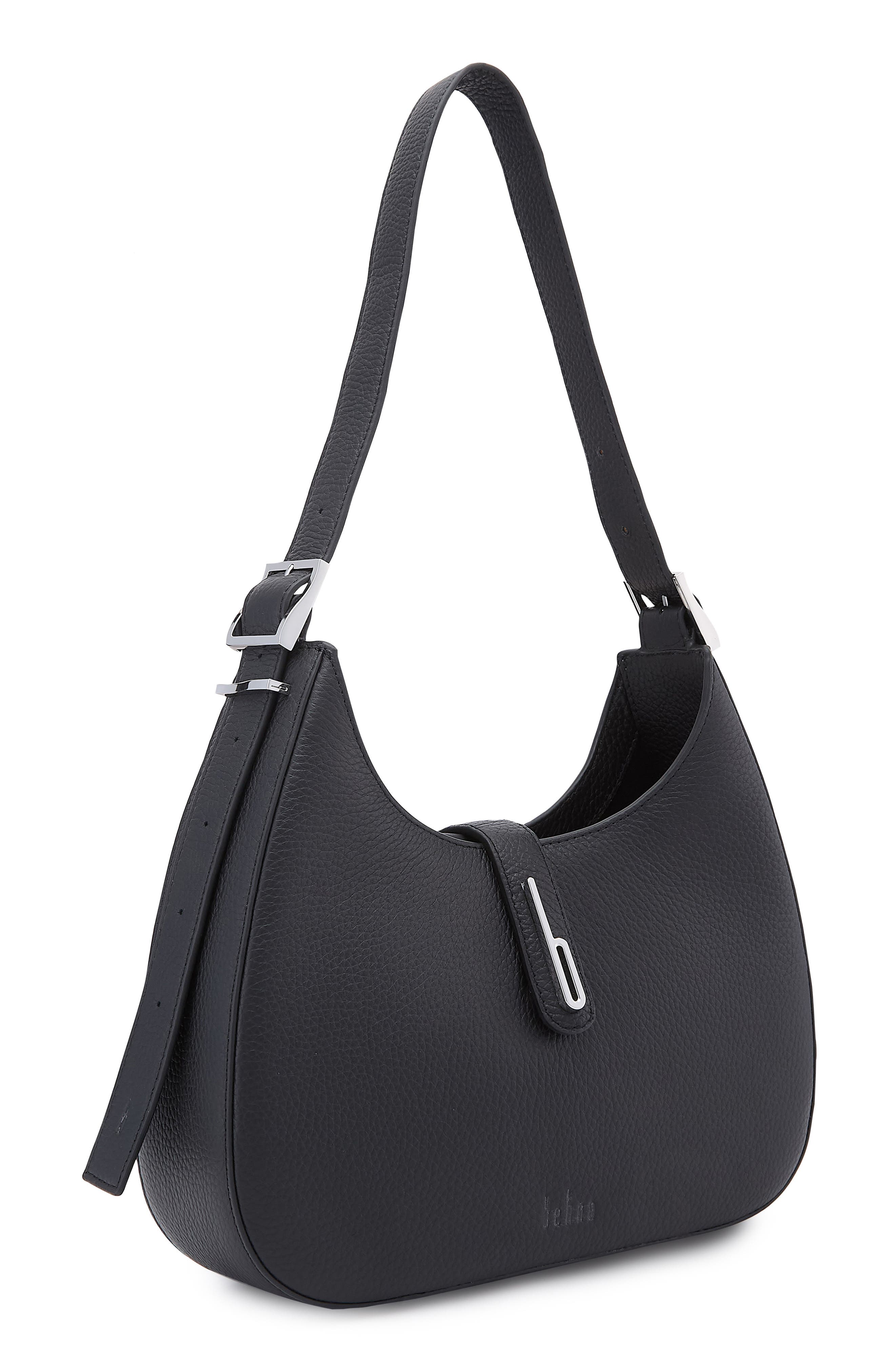 behno Leena Pebble Leather Shoulder Bag, Alternate, color, 