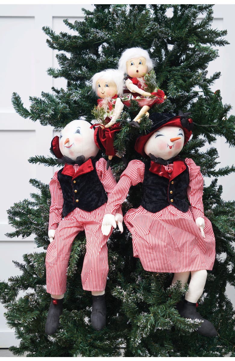 Gallerie II Sheldon Snow Doll, Alternate, color, Pink