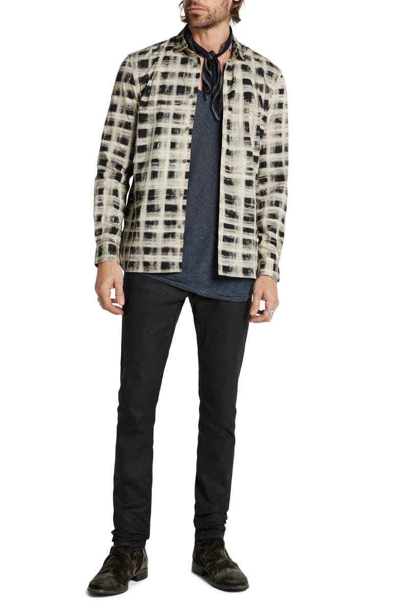 John Varvatos Ross Slim Fit Button-Up Shirt, Alternate, color, 