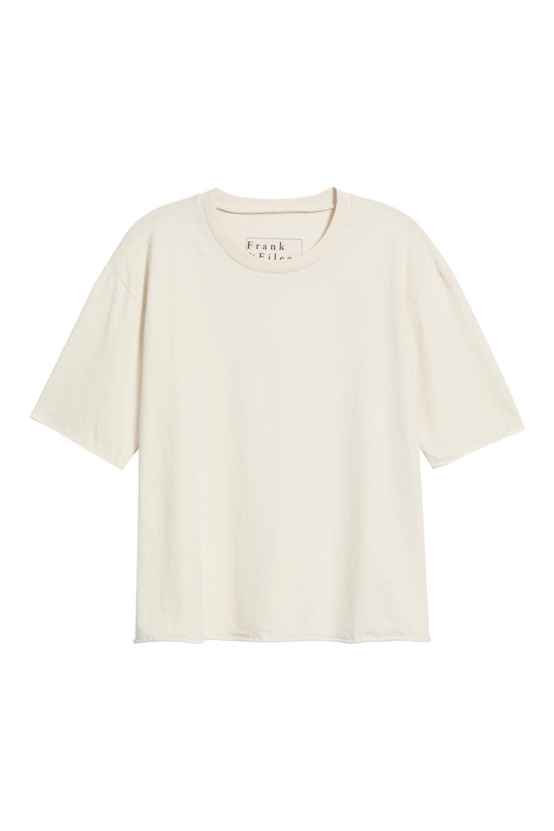 Perry Cotton T-Shirt, Main, color, VINTAGE WHITE